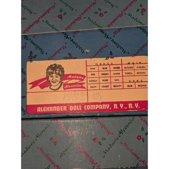 Madame Alexander Little Women Doll Marmee #415 in Original Box with Heart shaped - Picture 5 of 5